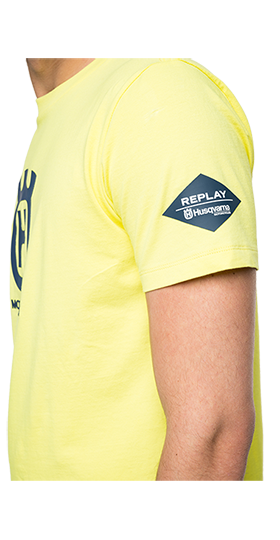 オーガニックコットン Tシャツ REPLAY FOR HUSQVARNA 詳細画像